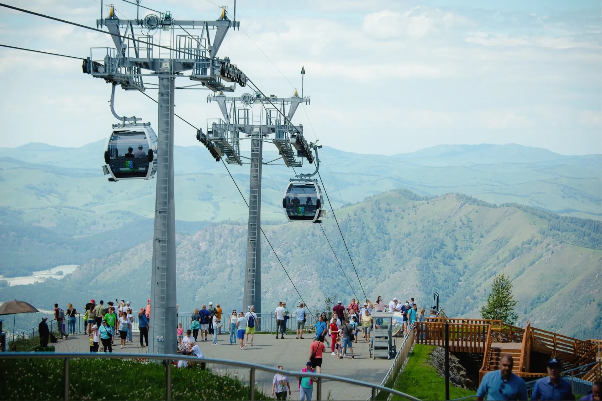 Экскурсия в Манжерок, канатная дорога